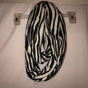 Zebra Print Infinity Scarf